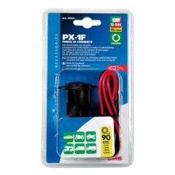 Kit presa corrente montaggio ad incasso 12/24V