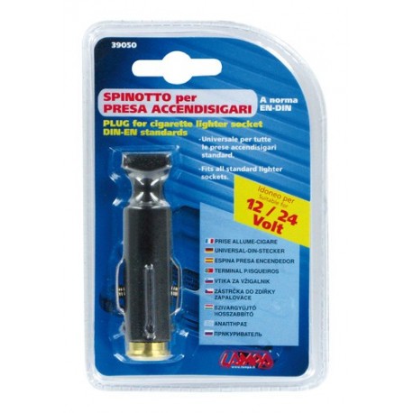 Spinotto standard per presa accendisigari 12/24V