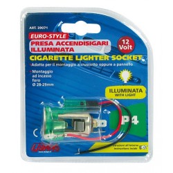 Euro Style presa accendisigari illuminata 12V