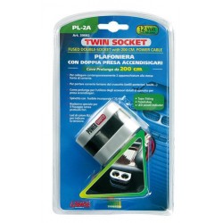 Presa corrente doppia con prolunga 12V