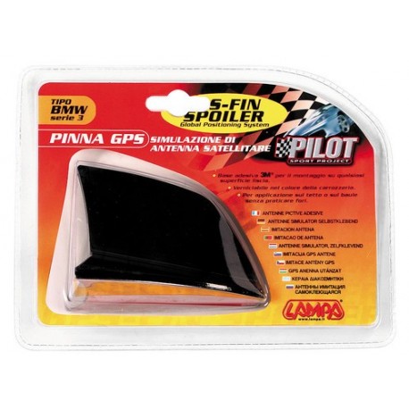 Gps Fin Spoiler 2 Simulazione di antenna satellitare nero