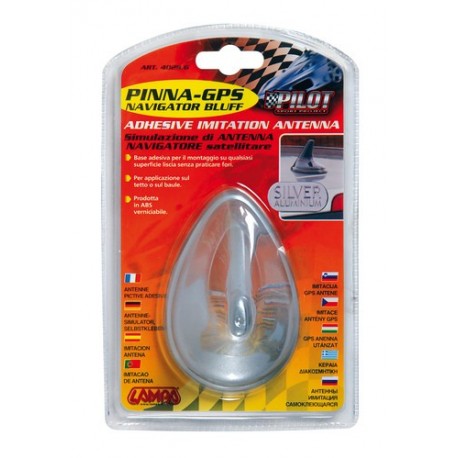 Pinna Gps bluff Simulazione di antenna navigatore argento