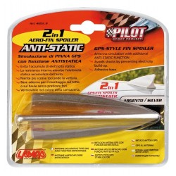 Aero Fin Spoiler Anti Static simulazione pinna gps argento