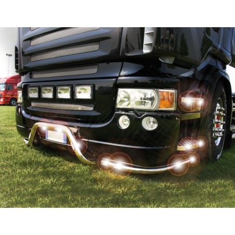 Premium luce a 4 led montaggio ad incasso 12/24V bianco