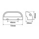 Fanale a led smd illuminazione targa 10/30V