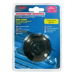 Avvisatore acustico diametro 66 mm 12V