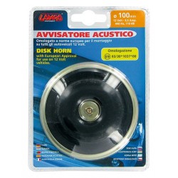 Avvisatore acustico diametro 100 mm 12V Tono alto