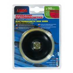 Avvisatore acustico diametro 90 mm 12V Tono basso