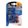 10 connettori rapidi a ghigliottina rosso / blu