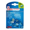 10 terminali capicorda ad anello blu