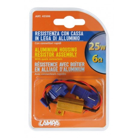 Resistenza cementata 6 OHM 25W