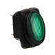 Micro interruttore impermeabile con led 12/24V verde