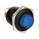 Interruttore a pulsante con led 12/24V blu