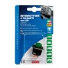 Interruttore a pulsante con led 12/24V verde