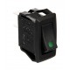 Interruttore con led 12/24V verde