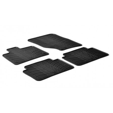 Set tappeti su misura in gomma