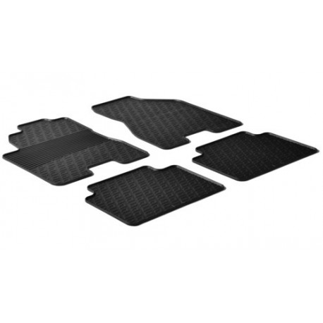 Set tappeti su misura in gomma