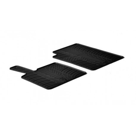 Set tappeti su misura in gomma