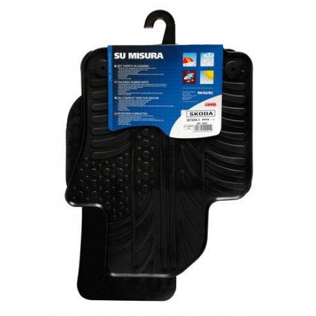 Set tappeti su misura in gomma