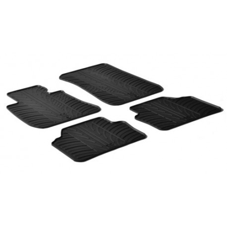 Set tappeti su misura in gomma
