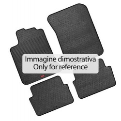 Set tappeti su misura in gomma