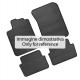 Set tappeti su misura in gomma