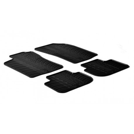 Set tappeti su misura in gomma