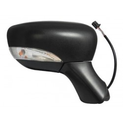 Retrovisore elettrico termico con sonda con freccia nero 9 pin dx