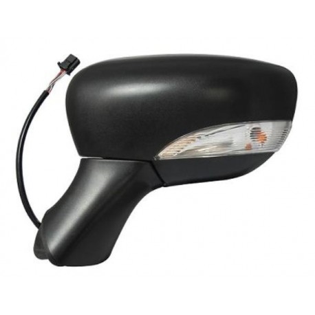 Retrovisore elettrico termico con freccia nero 7 pin asferico sx