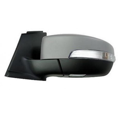 Retrovisore elettrico termico ribaltabile con freccia e luce di cortesia verniciabile 8 pin asferico dx