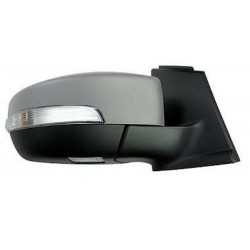 Retrovisore elettrico termico ribaltabile con freccia e luce di cortesia verniciabile 8 pin asferico sx