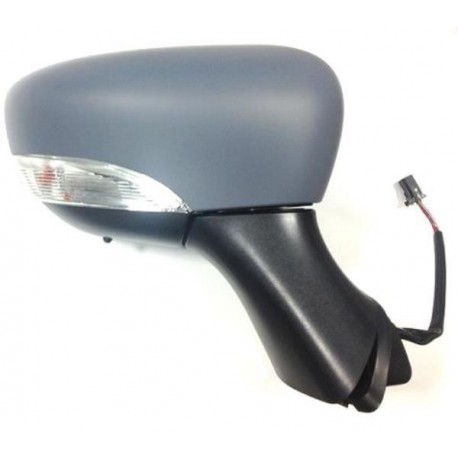 Retrovisore elettrico termico con sonda con freccia verniciabile 9 pin dx