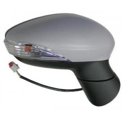 Retrovisore elettrico termico ribaltabile verniciabile con freccia e luce di cortesia asferico lato passeggero dx
