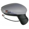 Retrovisore elettrico termico ribaltabile verniciabile con freccia e luce di cortesia asferico lato passeggero dx