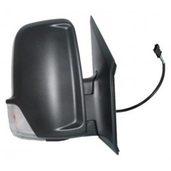 Retrovisore elettrico termico braccio corto con freccia nero lato passeggero dx