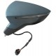 Retrovisore elettrico con freccia 5 pin verniciabile lato guida sx
