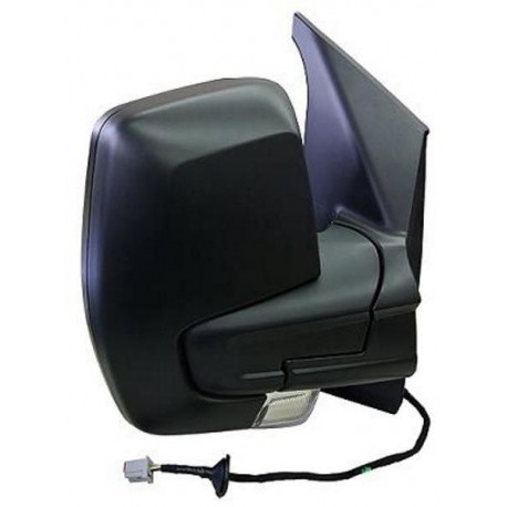 Retrovisore elettrico termico con freccia 6 pin nero dx