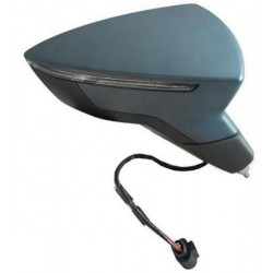 Retrovisore elettrico termico con freccia 6 pin verniciabile lato passeggero dx