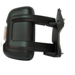 Retrovisore manuale braccio medio con freccia integrata nero lato passeggero dx