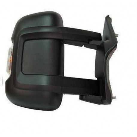 Retrovisore manuale braccio medio con freccia integrata nero lato passeggero dx