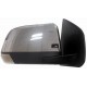 Retrovisore elettrico termico ribaltabile con freccia a led cromato lato passeggero dx
