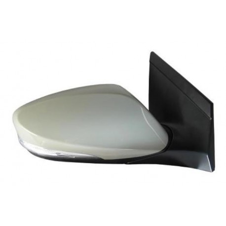 Retrovisore elettrico termico ribaltabile con freccia a led e luce di cortesia verniciabile 10 pin lato passeggero dx