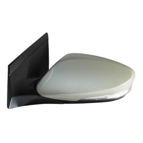 Retrovisore elettrico termico ribaltabile con freccia a led e luce di cortesia verniciabile 10 pin lato guida sx