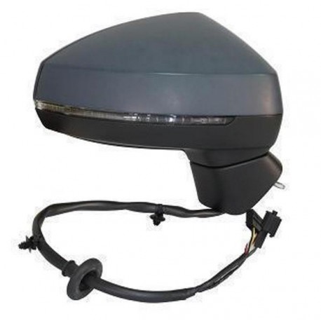 Retrovisore elettrico termico con freccia verniciabile 8 pin assist lane lato passeggero dx