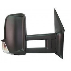 Retrovisore manuale braccio lungo con freccia con cablaggio corto lato passeggero dx