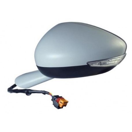 Retrovisore elettrico termico ribaltabile con freccia luce cortesia verniciabile 10 pin lato guida sx