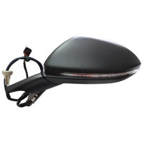 Retrovisore elettrico termico con freccia e luce cortesia verniciabile 7 pin asferico lato guida sx