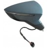 Retrovisore elettrico termico ribaltabile con freccia 8 pin verniciabile dx