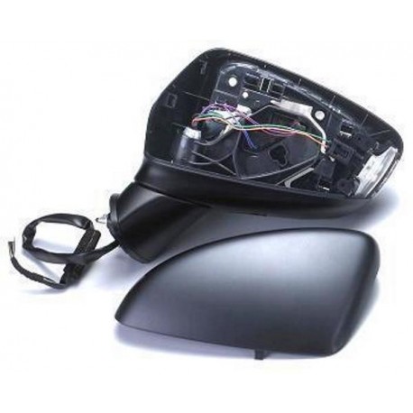 Retrovisore elettrico termico ribaltabile con freccia a led assist lane 10 pin assist lane verniciabile asferico lato guida sx