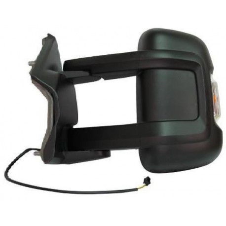 Retrovisore elettrico termico braccio lungo con freccia con sonda lato guida sx